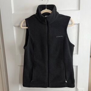 Columbia Charcoal Fleece Vest - Size M